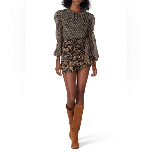 Misa Los Angeles Dresses & Skirts - MISA Los Angeles Amber Paisley Mini Dress,‎ Size 8